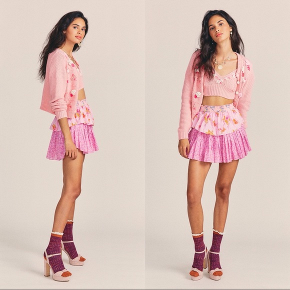 LoveShackFancy Briallon Sweater Cardigan - Picture 9 of 11